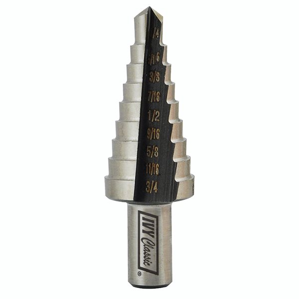 9 Holes 1/4 - 3/4" Step Drill Bit