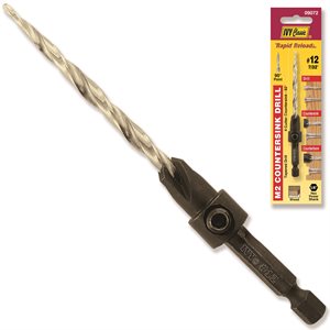 #12  7/32" Countersink Tapered Drill, M2 HSS