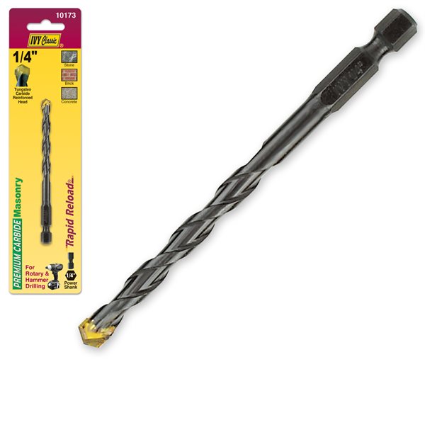 1/4" x 3-7/8" Rapid Reload® Masonry Drill