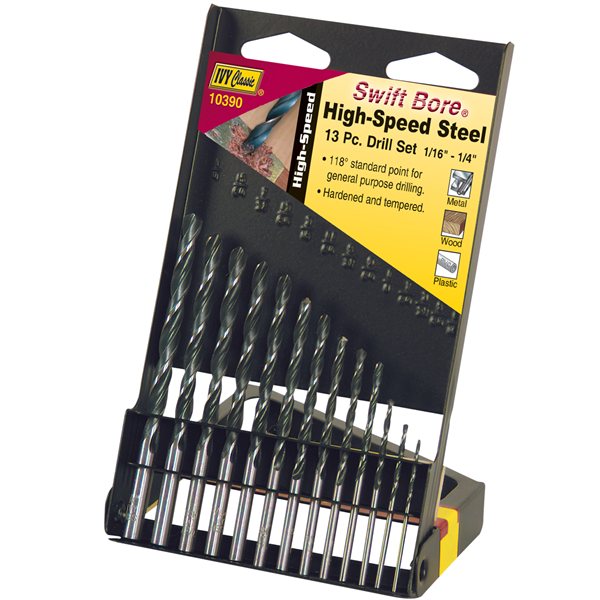 13 Pc. HSS Drill Set - Two-Tone