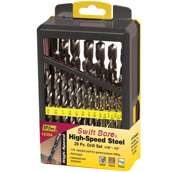 29 Pc. HSS Drill Set - Two-Tone