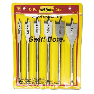 6 Pc. Spade Bit Set