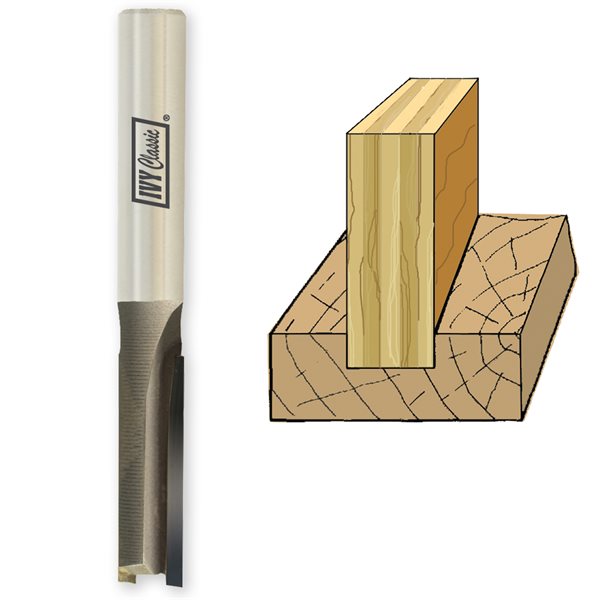 15/64" Mortising Router Bit - For 1/4" Plywood