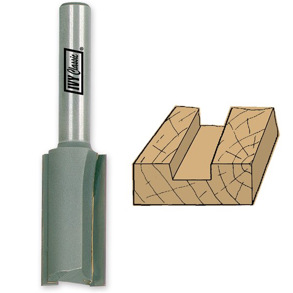 1/4" Straight Carbide Router Bit