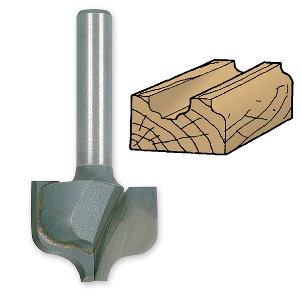 1/16" Plunge Ogee Router Bit