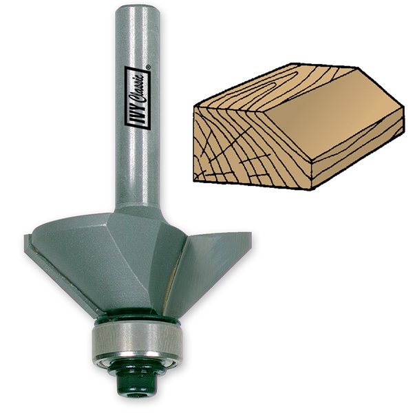 45 Chamfer Router Bit