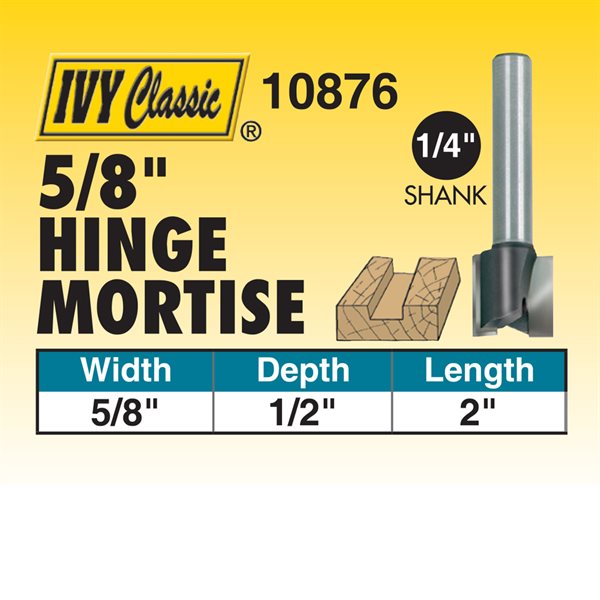 5/8" Hinge Mortise Router Bit