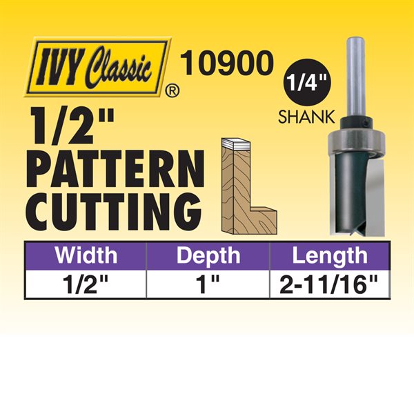 1/2" Pattern Cutting Router Bit