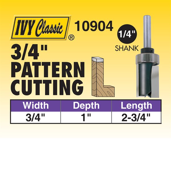 3/4" Pattern Cutting Router Bit