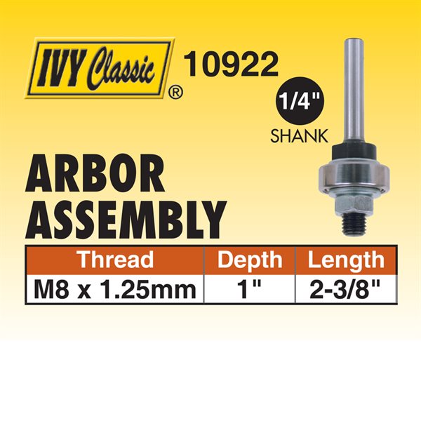 5/16" - 24 NF  Thread Arbor Assembly