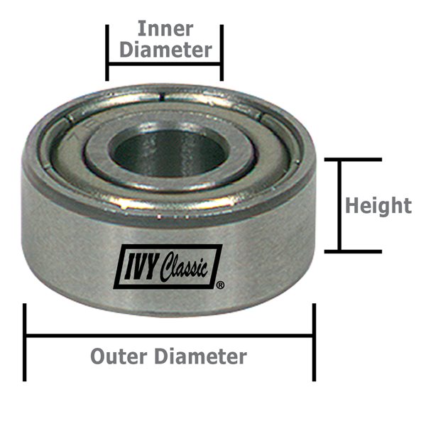 Ball Bearing 3/8 x 3/16 x 1/8"