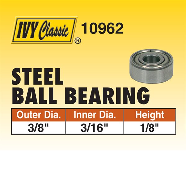 Ball Bearing 3/8 x 3/16 x 1/8"