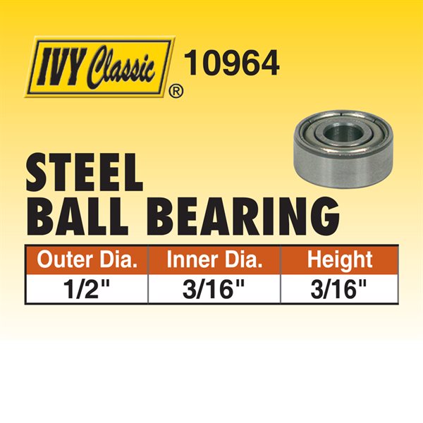 Ball Bearing 1/2 x 3/16 x 3/16