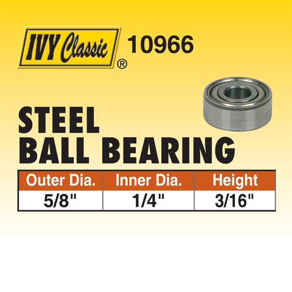 Ball Bearing 5/8 x 1/4 x 3/16"