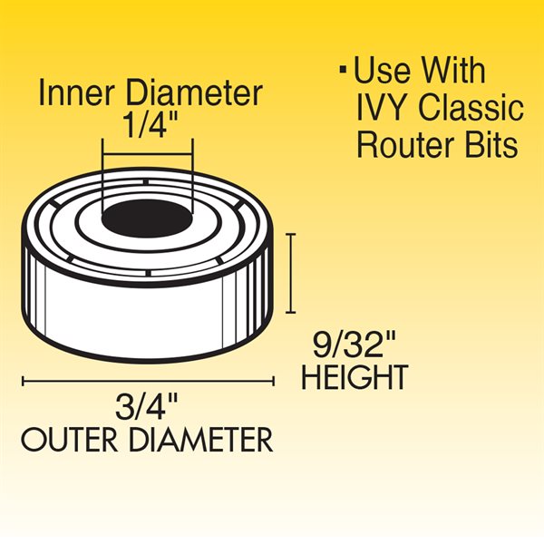 Ball Bearing 3/4 x 1/4 x 9/32"