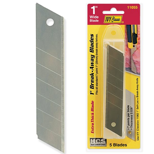 5 Pk 1" Break Away Replacement Blades