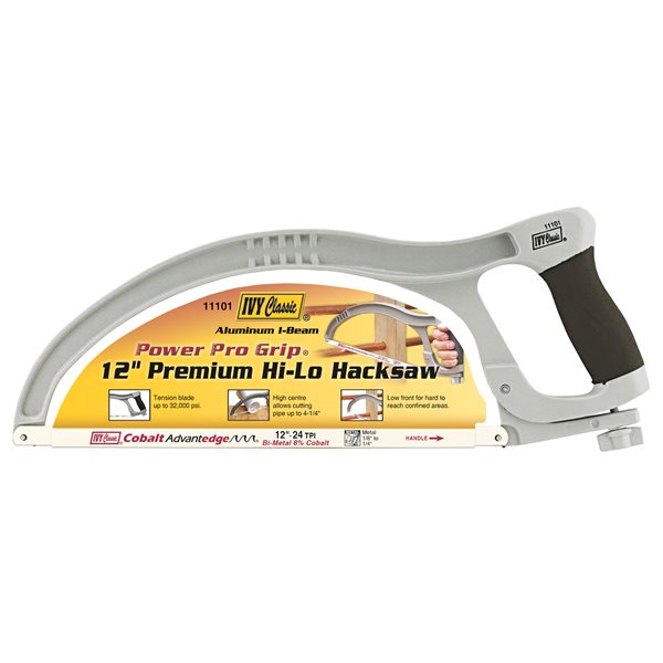 12" Premium Hi-Lo Hacksaw w/Bi-Met Bl