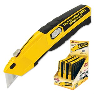 Auto Rapid Reload® Retractable Utility Knife - Private Label