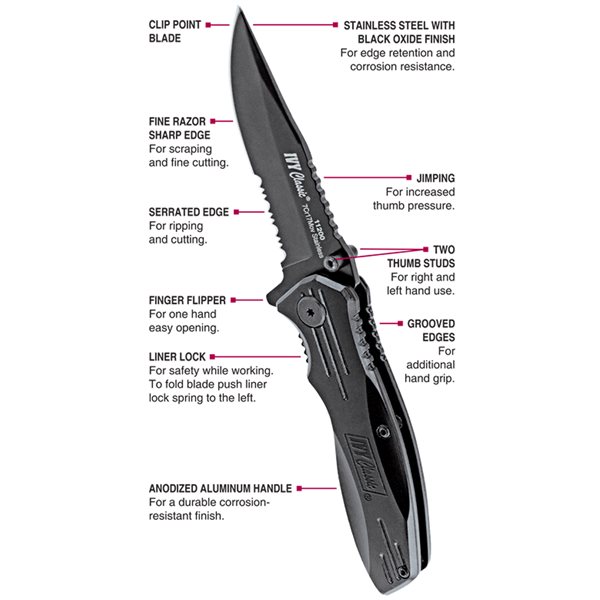 Tactical Folding Knife - Power Pro Grip®