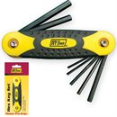 9 Pc. Folding Hex Key Set - English