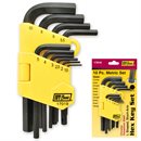 10 Pc L Shaped Hex Key Set-Metric Short Arm