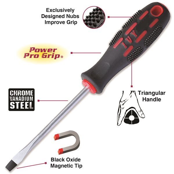 5/16 x 6" Slotted Screwdriver