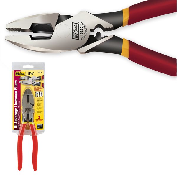 9-1/2" Hi-Leverage Linesman Pliers