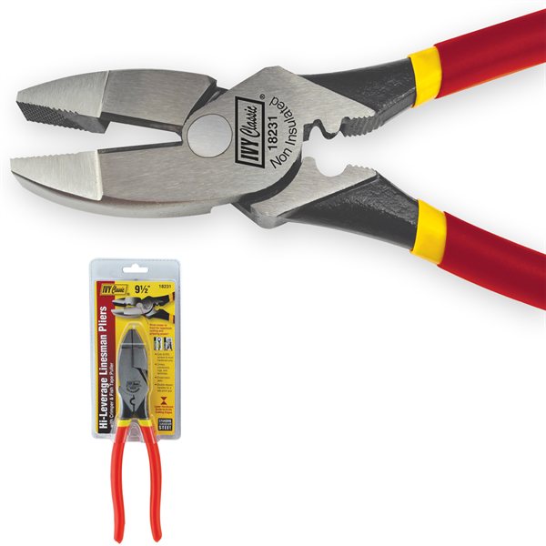 9-1/2" Hi-Leverage Linesman Pliers - Replaced with 18230