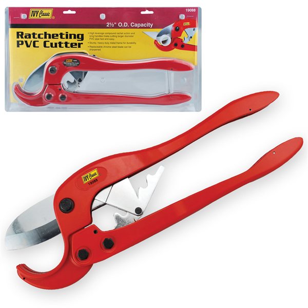 2-1/2" High Leverage Ratcheting PVC Cutter