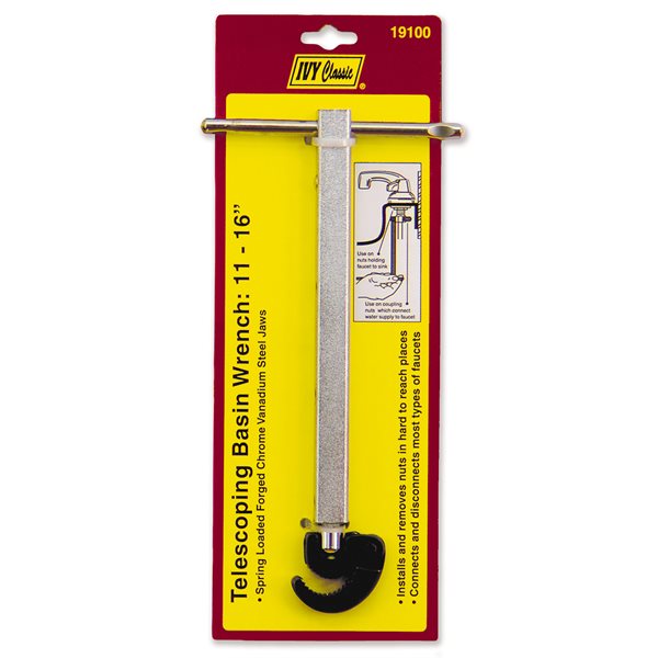 Telescoping Basin Wrench 11 - 16"