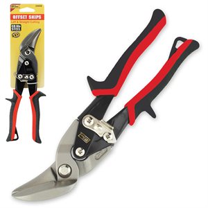 10" Offset Snips, Cuts Straight & Left