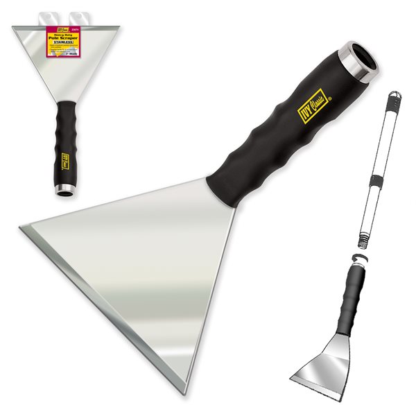 7"  Heavy-Duty Pole Scraper, Stainless