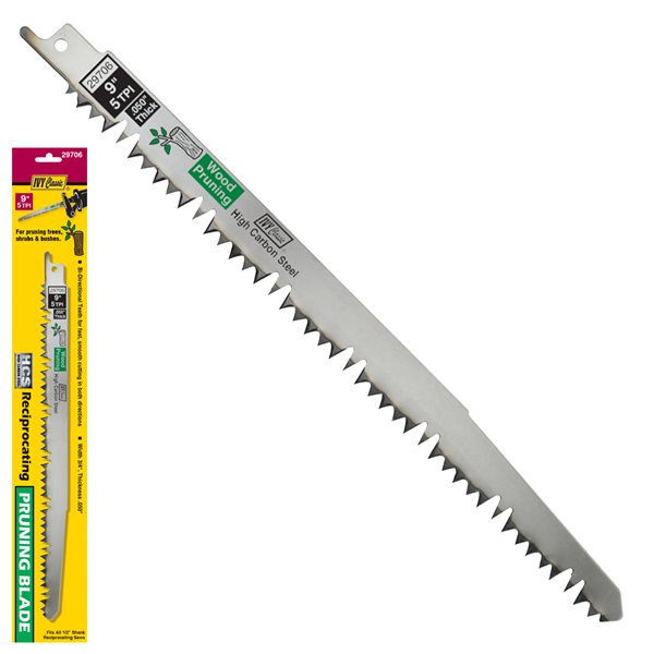 9" 5 TPI Reciprocating Pruning Saw Blade