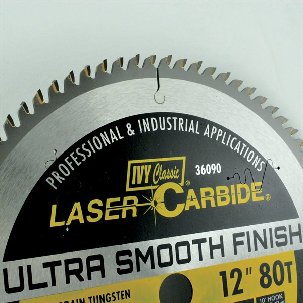 12" 80T Laser Carbide Blade