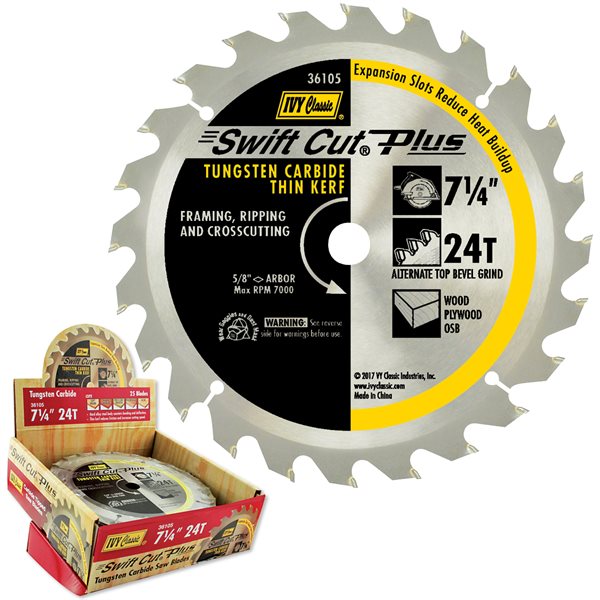 7-1/4" 24T Swift Cut Plus Blade