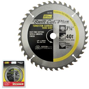 7-1/4" 40T Swift Cut Plus Blade