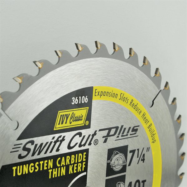 7-1/4" 40T Swift Cut Plus Blade