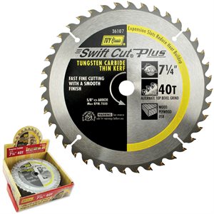 7-1/4" 40T Swift Cut Plus Blade