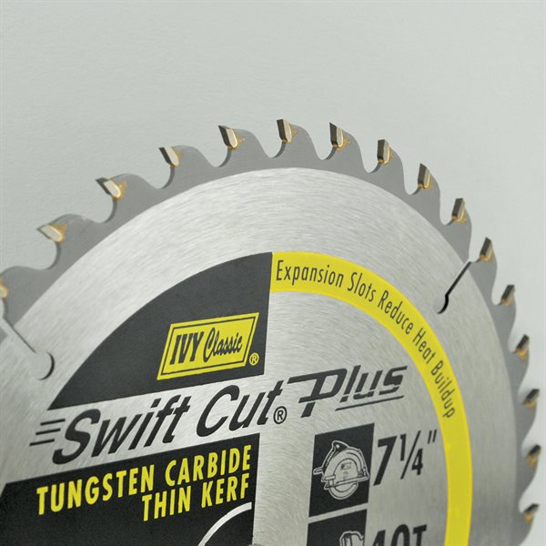 7-1/4" 40T Swift Cut Plus Blade