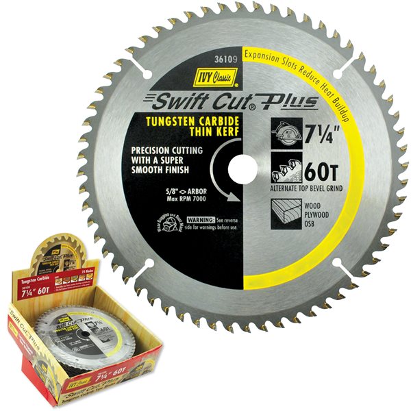 7-1/4" 60T Swift Cut Plus Blade