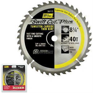 8-1/4" 40T Swift Cut Plus Carbide Blade