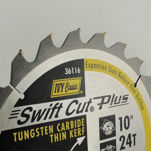 10" 24T Swift Cut Plus Carbide Blade