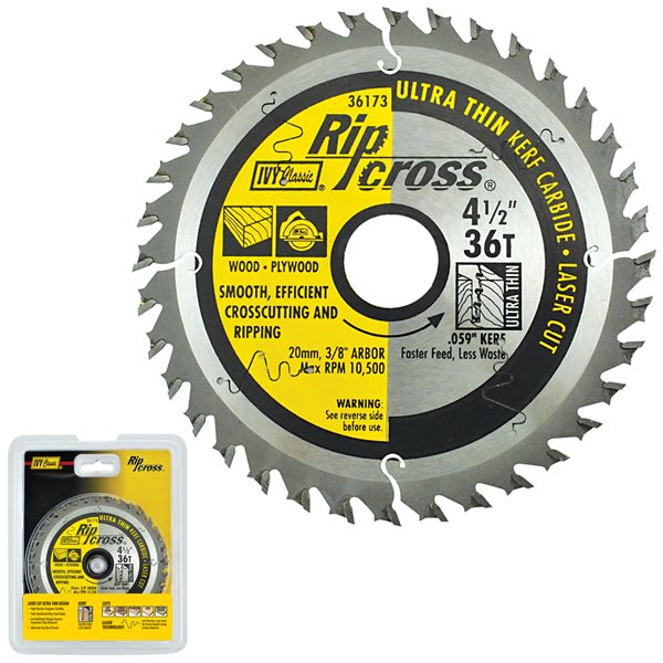 4-1/2" 36T Ripcross Carbide Blade