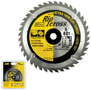 6" 40T Ripcross Carbide Blade