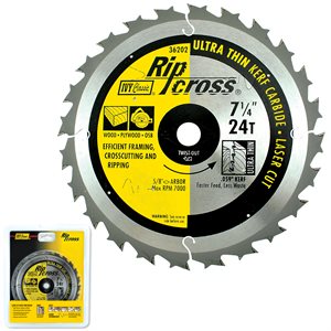 7-1/4"  24T   Ripcross Carbide Blade