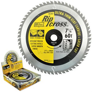 7-1/4" 60T Ripcross Carbide Blade