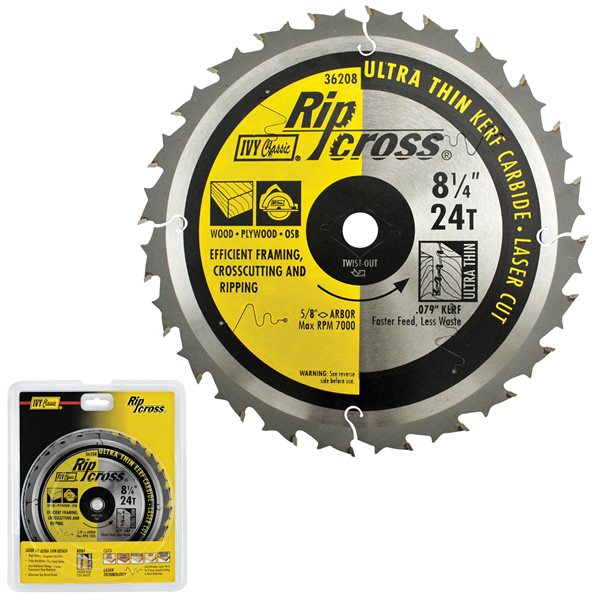 8-1/4" 24T Ripcross Carbide Blade