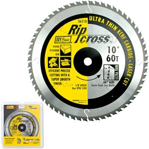 10" 60T Ripcross Carbide Blade