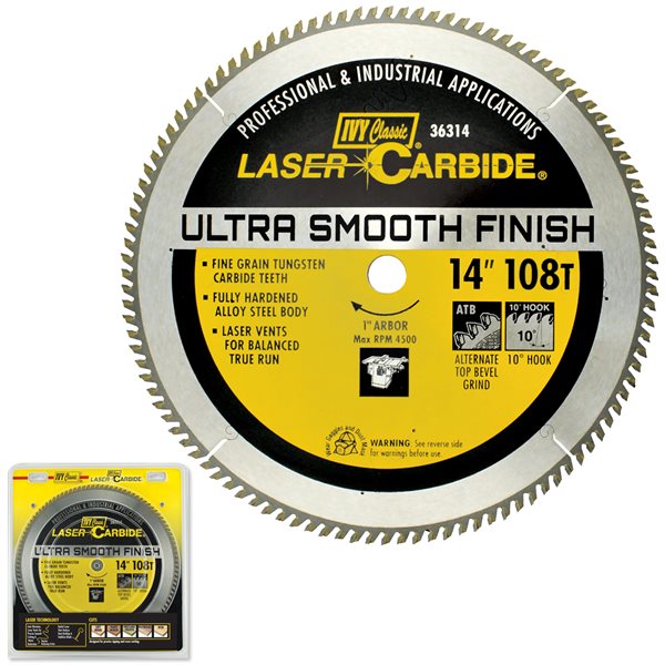 14" 108T Precision Miter & Trim Blade