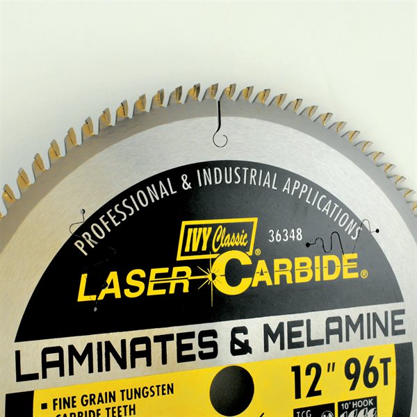 12"  96T Laminate & Melamine Laser Carbide